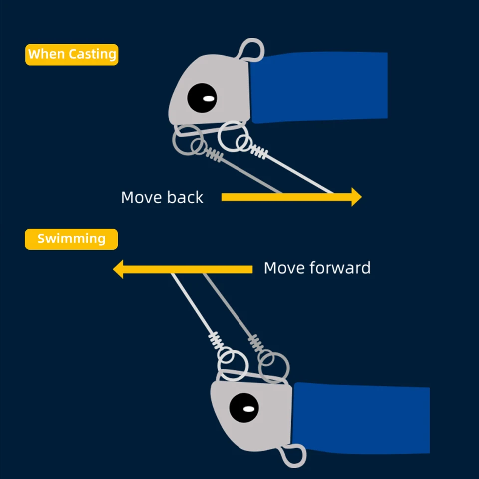 TSURINOYA-Juego de señuelos suaves de cola en T de fundición larga, 110mm, 35g, 2 piezas, cuerpo de lubina, platillo, señuelo de pesca de hundimiento en agua salada - imagen 2