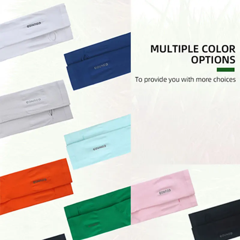 GOUNOD mangas de brazo de refrigeración con orificios para el pulgar, protección solar, jardinería, deportes al aire libre, entrenamientos, protector solar - imagen 3