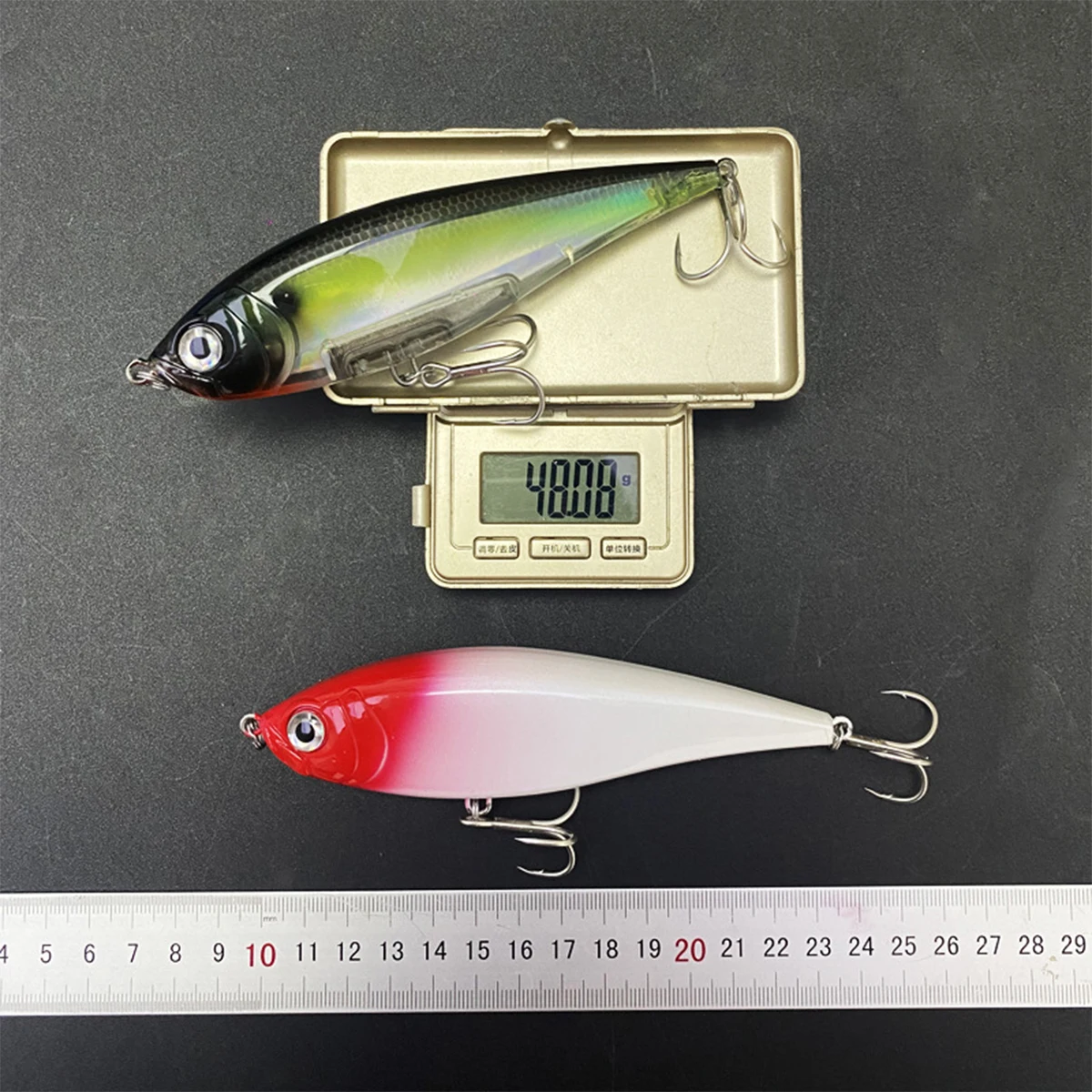 Señuelo de trucha de agua salada de 13cm y 48g, Jekbait de fundición larga, lápiz de Pesca, atún, lubina, pececillo, Wobblers, cebo Twitch costero 3D, Señuelos de Pesca - imagen 5