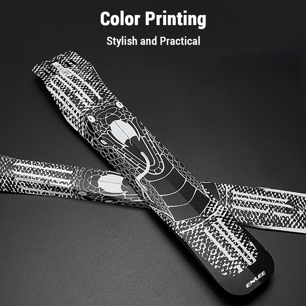 Guardabarros fend-er para bicicleta de carretera con mango plano, juego de guardabarros ligero, protector de trasero con liberación rápida - imagen 5