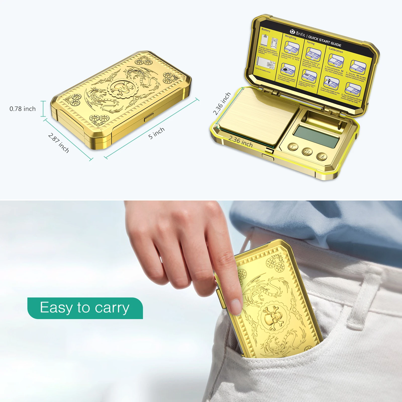 Báscula digital de precisión 0,01 g para joyería – 200 g portátil - imagen 3