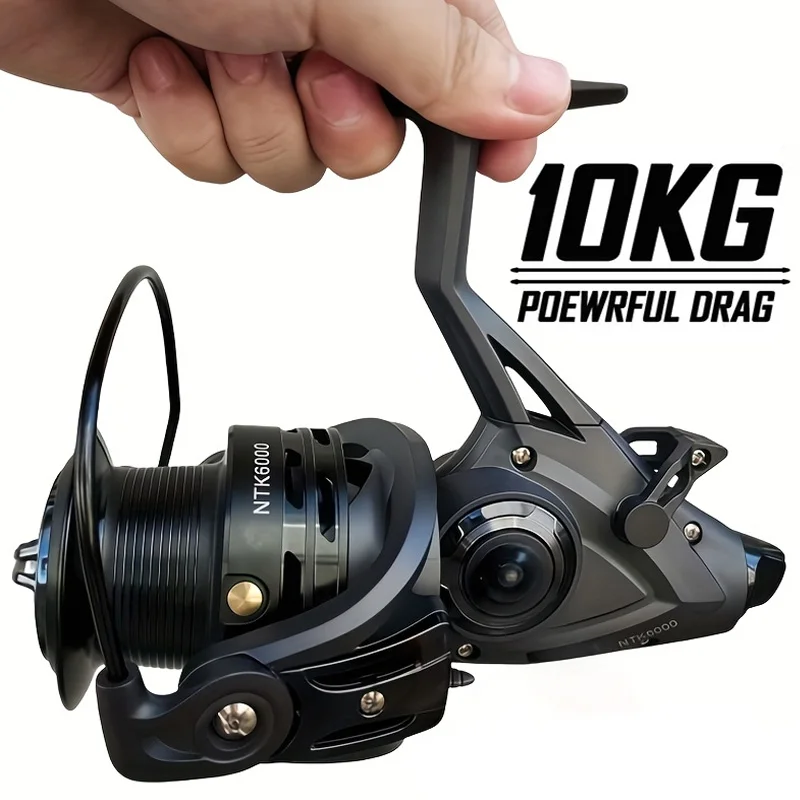 Carrete spinning serie 3000-6000 metal súper suave
