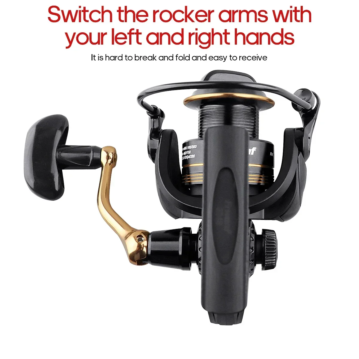 Carrete giratorio Frwanf 2000 - 7000, arrastre máximo ultraligero, 12kg, 8BB, marco de Metal, carrete de pesca para Surfcasting, carretes de pesca giratorios de agua salada - imagen 3