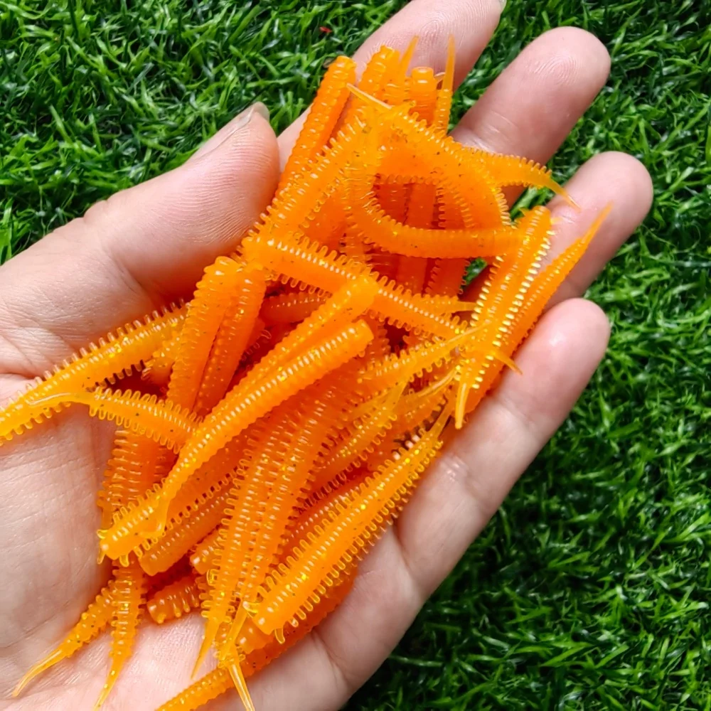 MUKUN Señuelos de corredor biónicos gusanos de arena multicolor - imagen 2