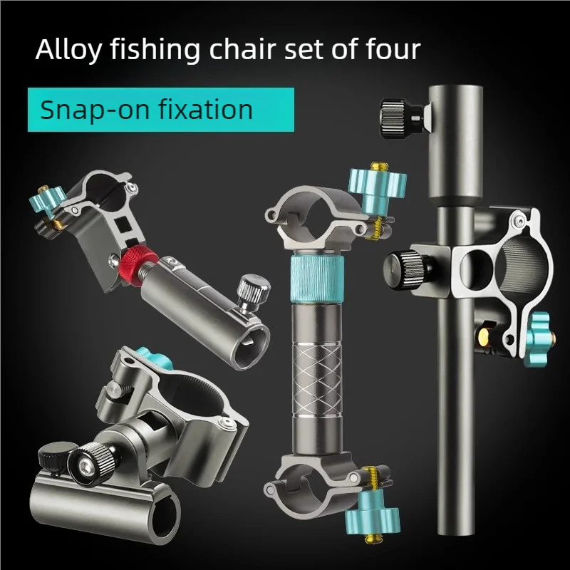 LINNHUE-Juego de sillas de pesca, soporte para batería, soporte para paraguas, bandeja para cebo, protector de peces, juego completo de accesorios generales - imagen 4