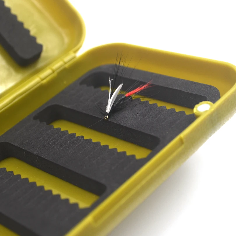 MNFT 1 Uds ABS espuma de plástico pesca con mosca moscas señuelo caja atado de moscas insecto Artificial cebo gancho cajas accesorios para peces L S - imagen 2