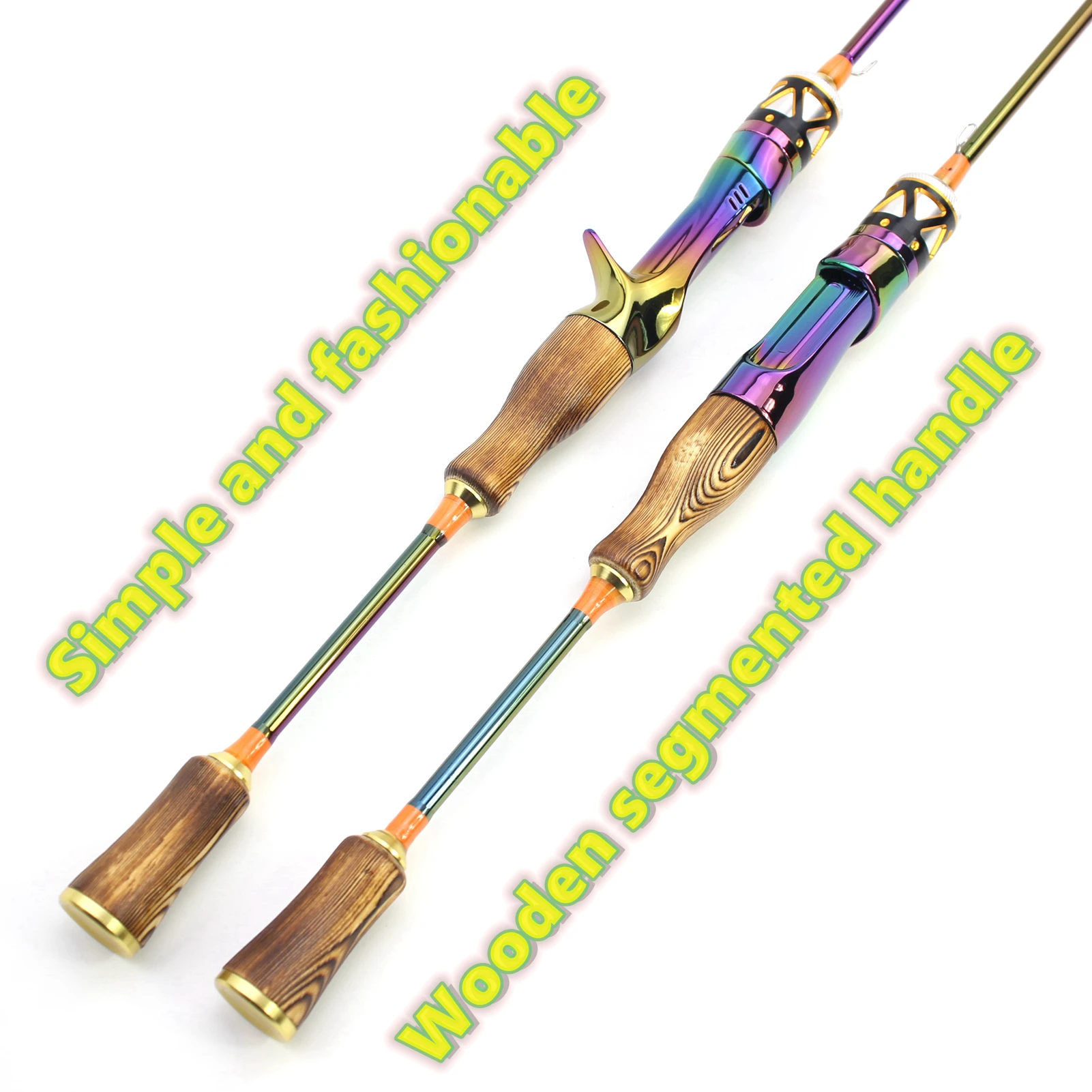 Caña de pescar ultraligera de carbono para trucha, señuelo de trucha de Punta sólida colorida, UL Power, 2-8g, 1,8 M, novedad - imagen 5