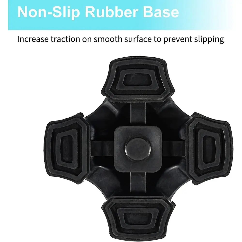 Punta de caña de goma para caminar, soporte de caña de goma para caminar, accesorios de caña - imagen 3