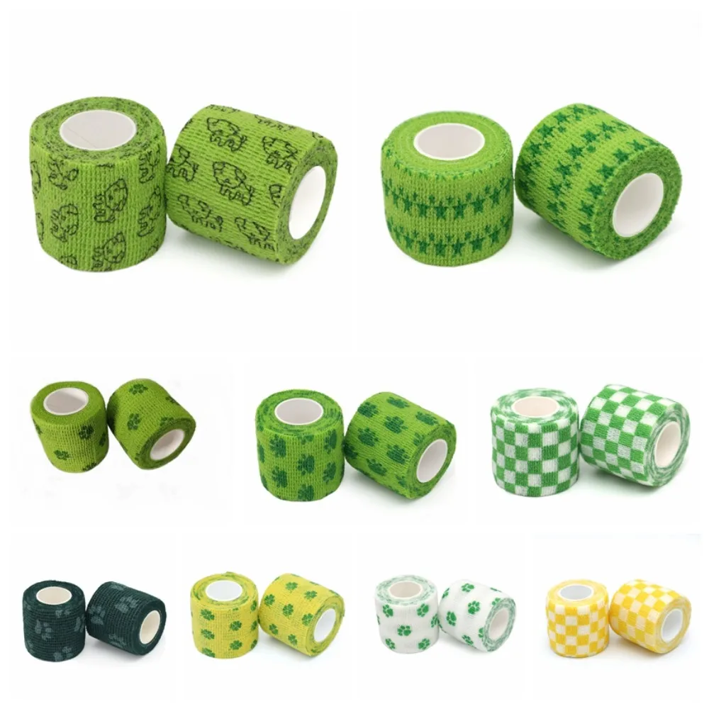 Elastoplast-vendaje con patrón de animales, vendaje de dedo colorido transpirable, autoadhesivo, no tejido, dibujos animados - imagen 2