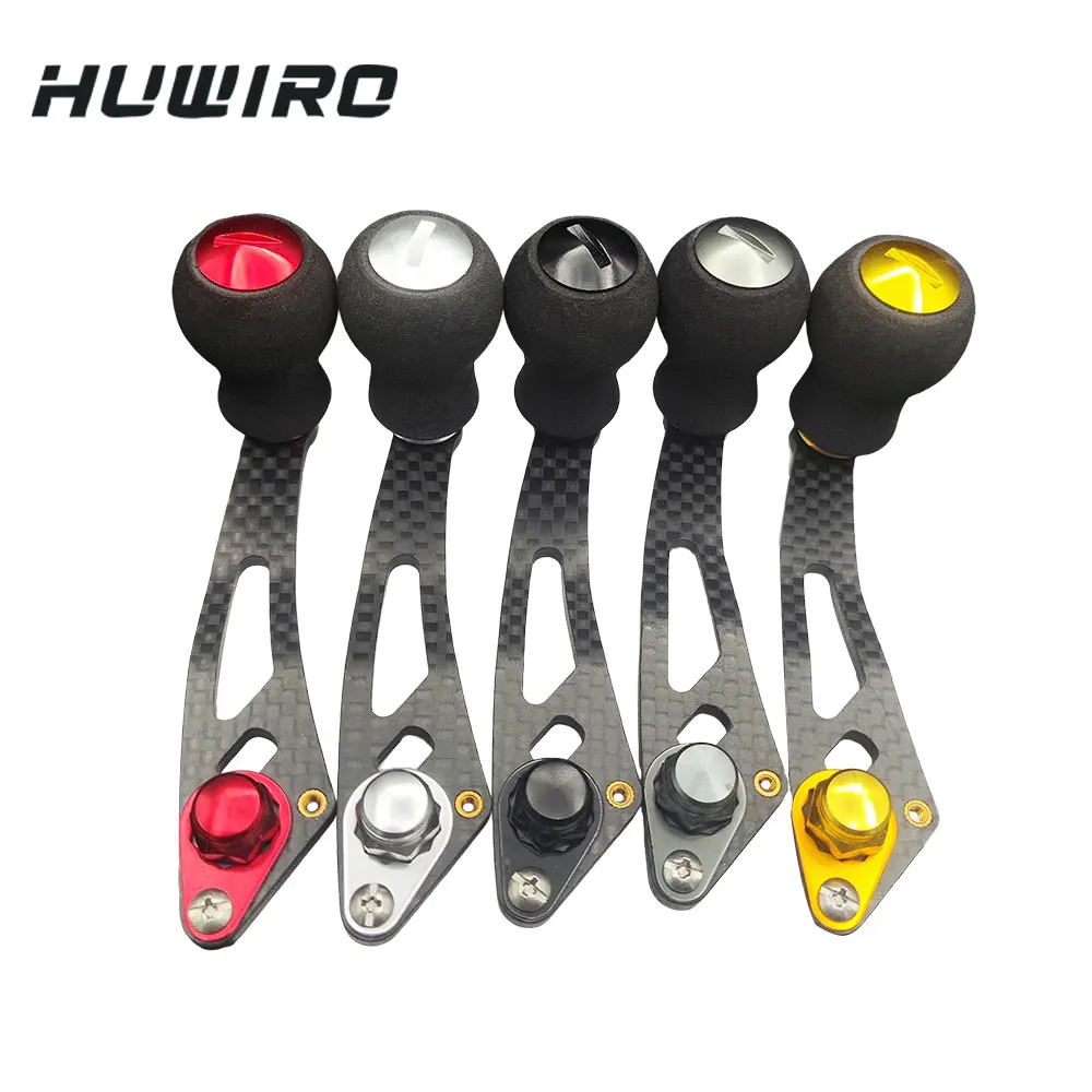 Carrete de pesca ligero de 14g, mango de fibra de carbono, perilla EVA, mango de repuesto para carrete de pesca DAIWA, repuestos