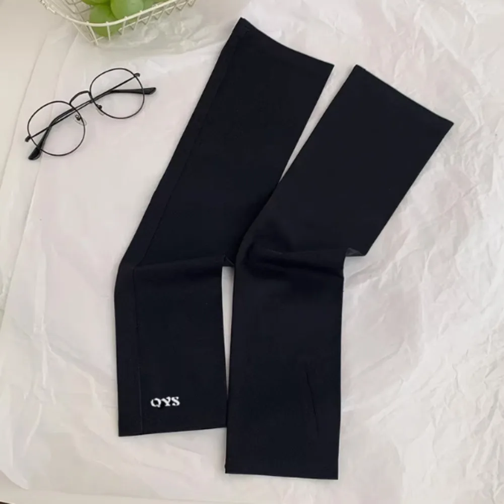 Mangas finas de seda de hielo sin costuras, aislamiento Anti-UV UV, funda de protección solar, cubiertas de brazo largo, guantes de ciclismo al aire libre - imagen 3