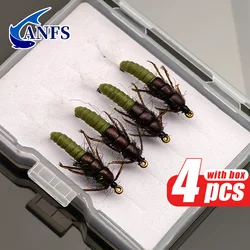 Mosca Ninfa Hydropsyche ANFS para trucha