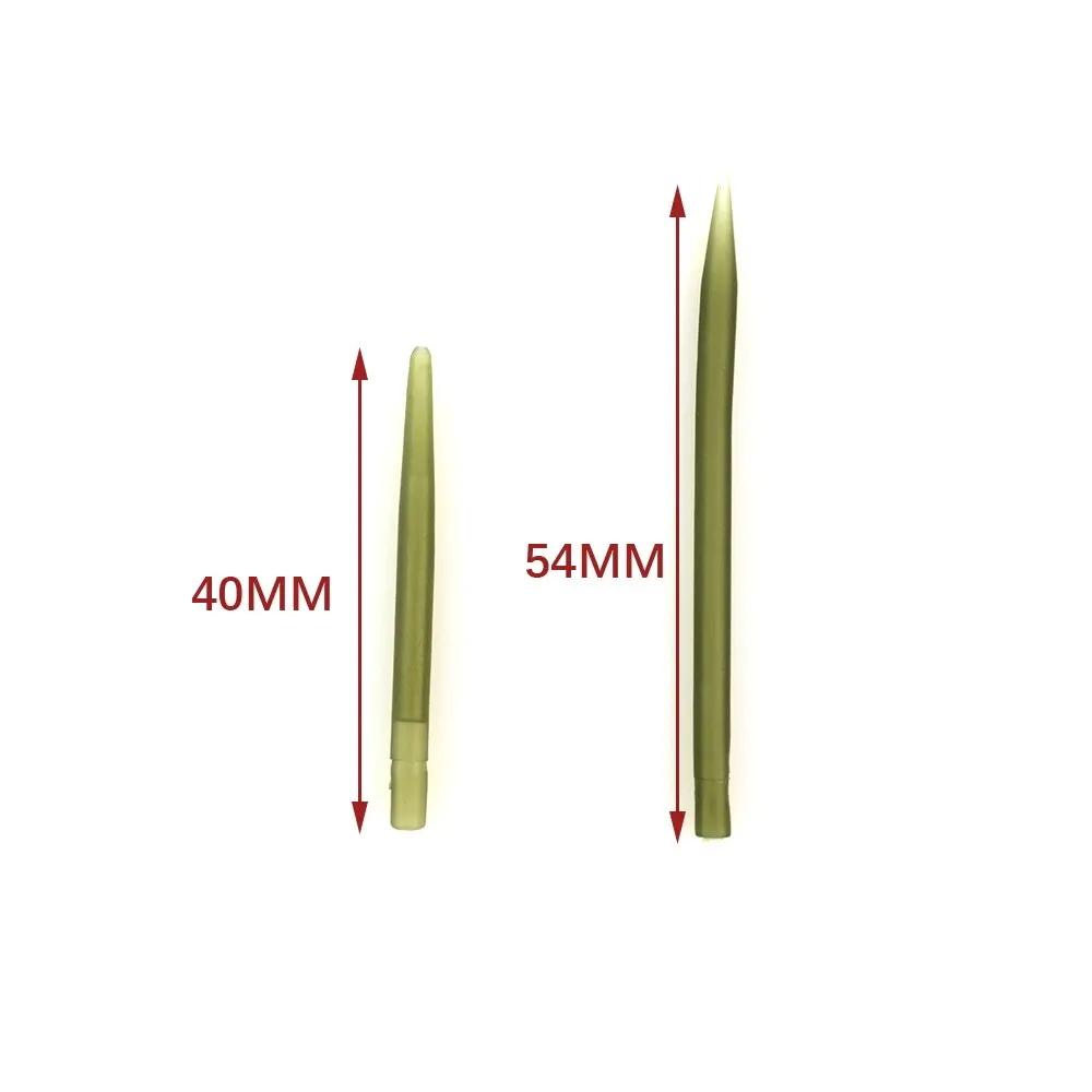 Mangas antienredos para pesca de carpa, conectar con anzuelo, aparejos terminales de pesca de carpa, paquete de 40 AH007 - imagen 2