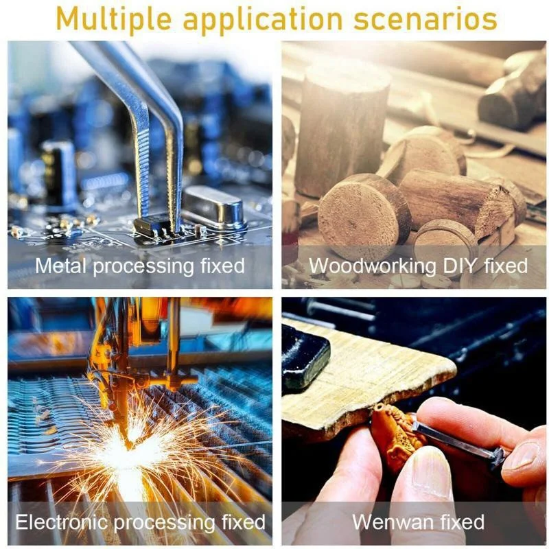 360 °   Mini abrazadera de tornillo de banco giratoria, abrazadera de bloqueo giratoria de mesa, herramienta de reparación DIY - imagen 4