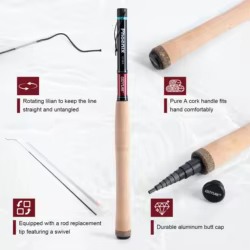Goture Tenkara kit de caña con punta de repuesto