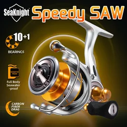 Carrete SeaKnight 10+1BB – Arrastre fibra carbono 11kg
