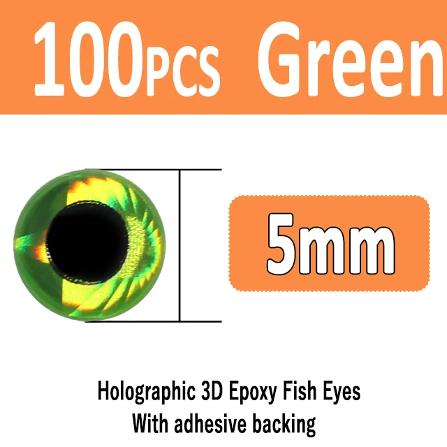 5mm green 100pcs