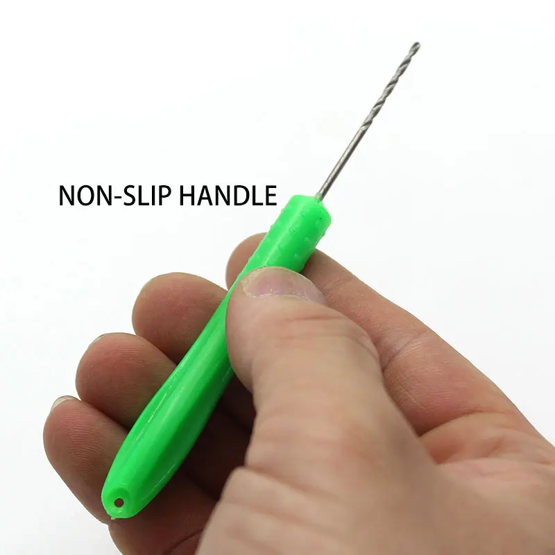 Herramientas de pesca de carpa, 2 piezas, aguja de cebado verde, Boilies Pop-Up, línea de carpas, aparejo de pelo Chod para accesorios de pesca de carpa - imagen 4