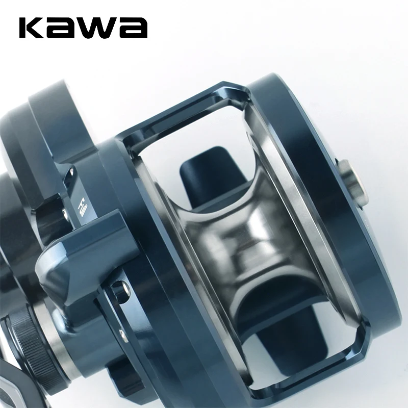 Carrete Slow Jigging Kawa – Cuerpo CNC metálico para pesca de altura - imagen 5