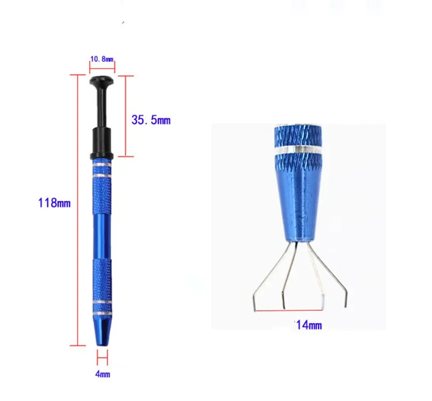 Herramienta de captura de cebo de pesca de carpa de aleación de aluminio, alicates de encuadernación, método de pesca, herramienta de señuelo de pellets, aparejos de pesca, agarrador de cebo - imagen 2