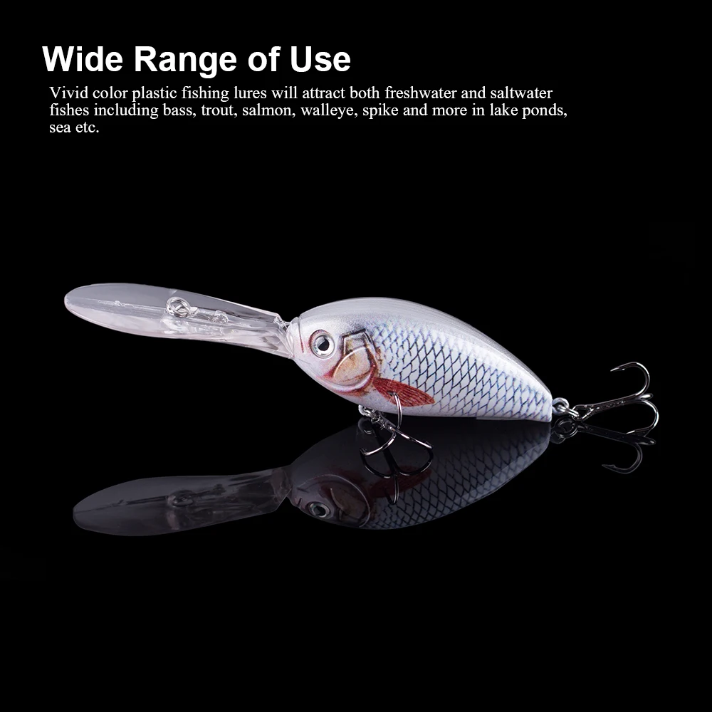 Hanlin-señuelo de pesca flotante de plástico duro, cebo Artificial para Lucio, aparejos de lubina, 115mm/18g - imagen 4