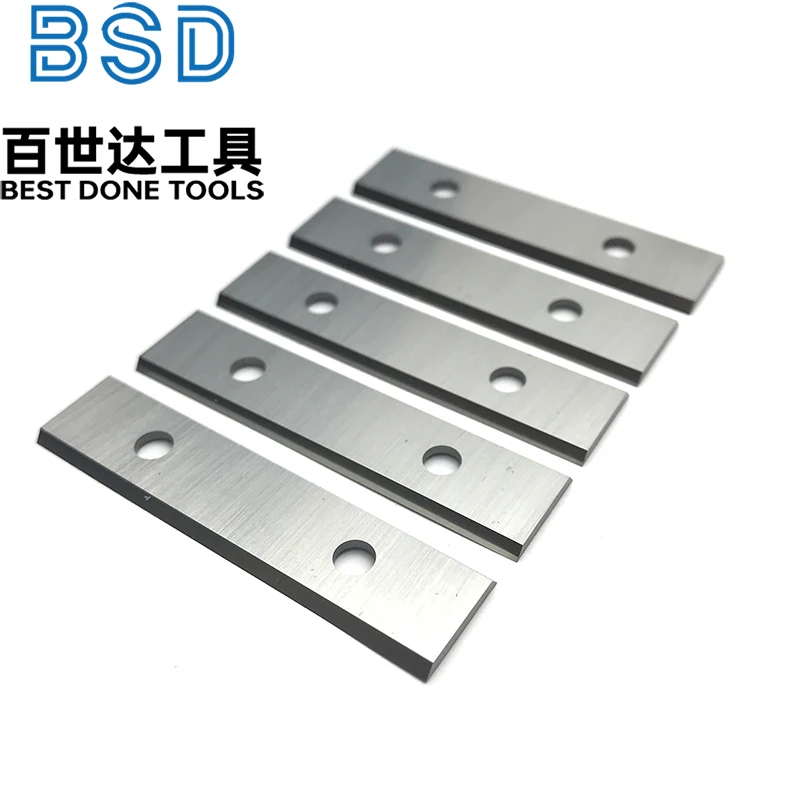 Cuchillas raspadoras de carburo premium 50x12x1,5 mm – Resistentes al desgaste para extracción de materiales industriales y recorte de bordes