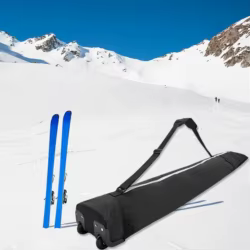 Bolsa de snowboard con ruedas, bolsa de almacenamiento impermeable para equipos de esquí
