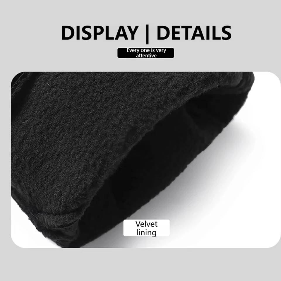 WALK FISH-guantes de pesca para invierno, conducción al aire libre, deportes de bicicleta, antideslizantes, cuero de microfibra, pantalla táctil, esquí grueso, ciclismo, cálido - imagen 4