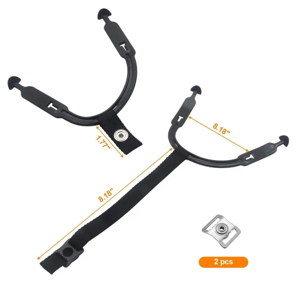 Correa para la barbilla para casco de hockey con hebilla de acero inoxidable