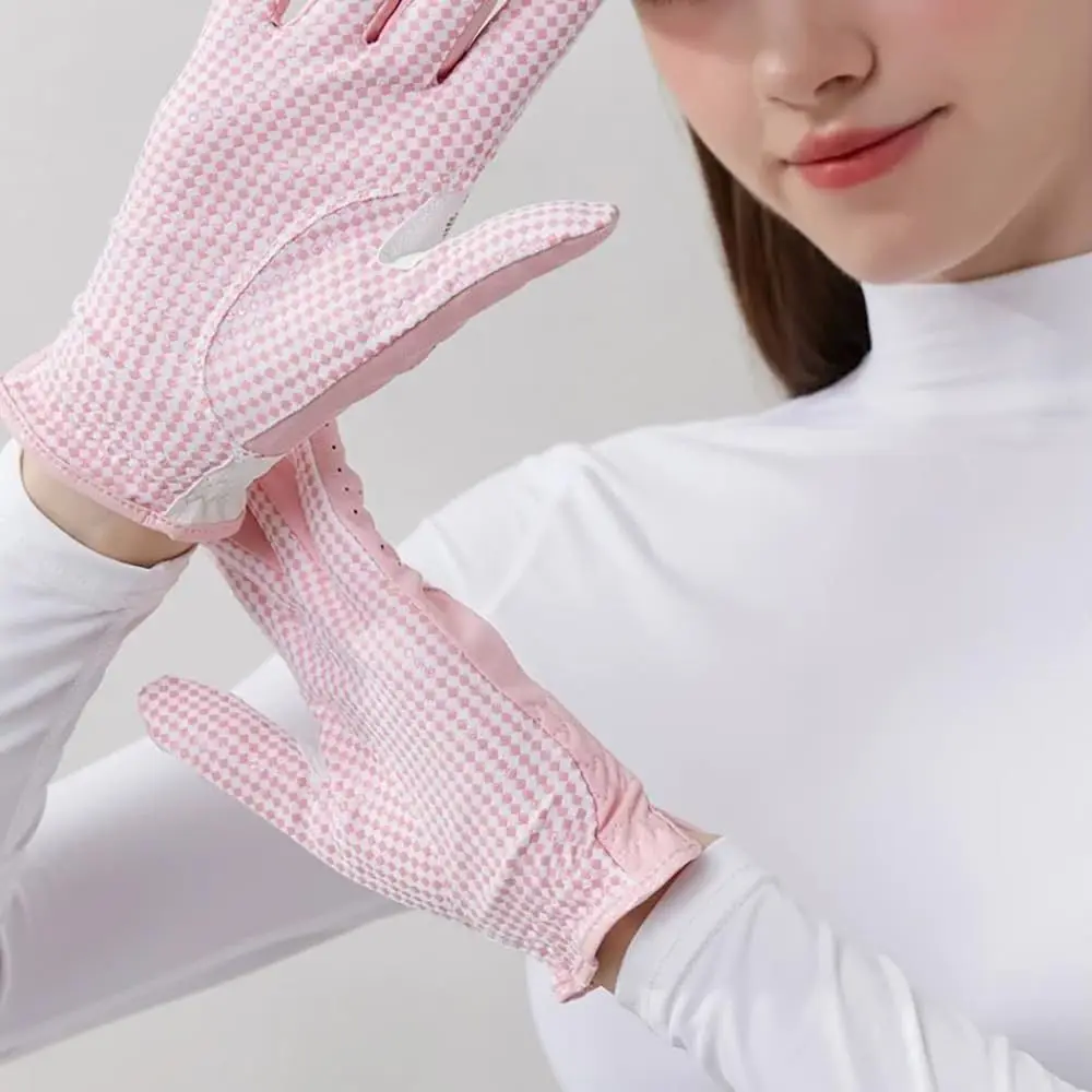 Guantes de golf mujer transpirables y flexibles antideslizantes