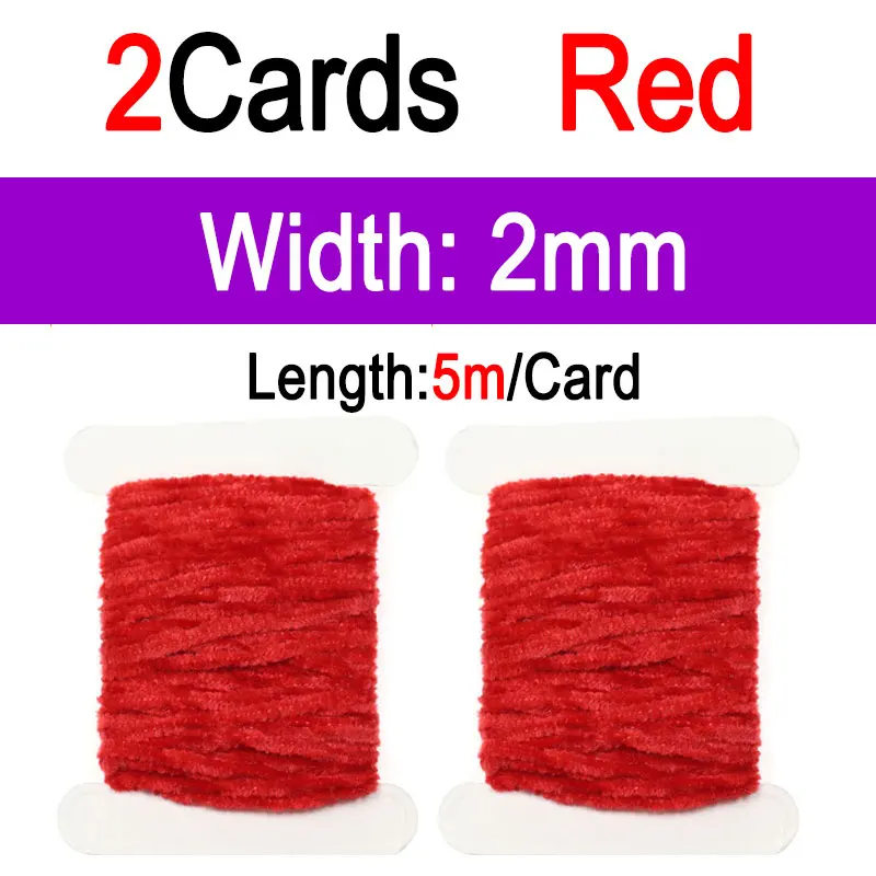 2pcs Red 2mm