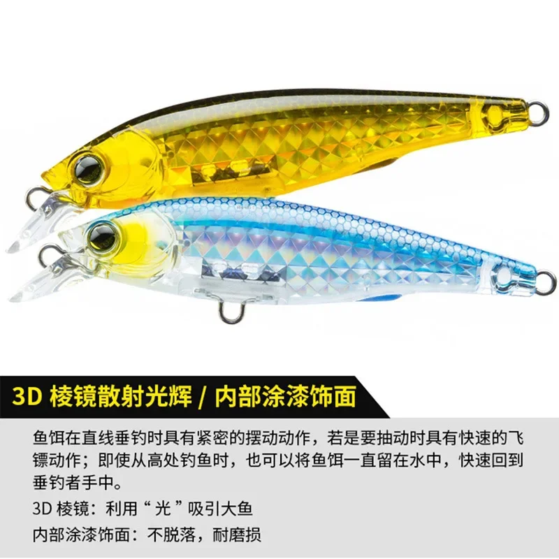 1Pcs 90mm 9.2g Floating Minnow Fishing Lures Pesca Wobbler Saltwater Trout Bass Artificial Bait Wholesale Rattles Swimbait - imagen 3