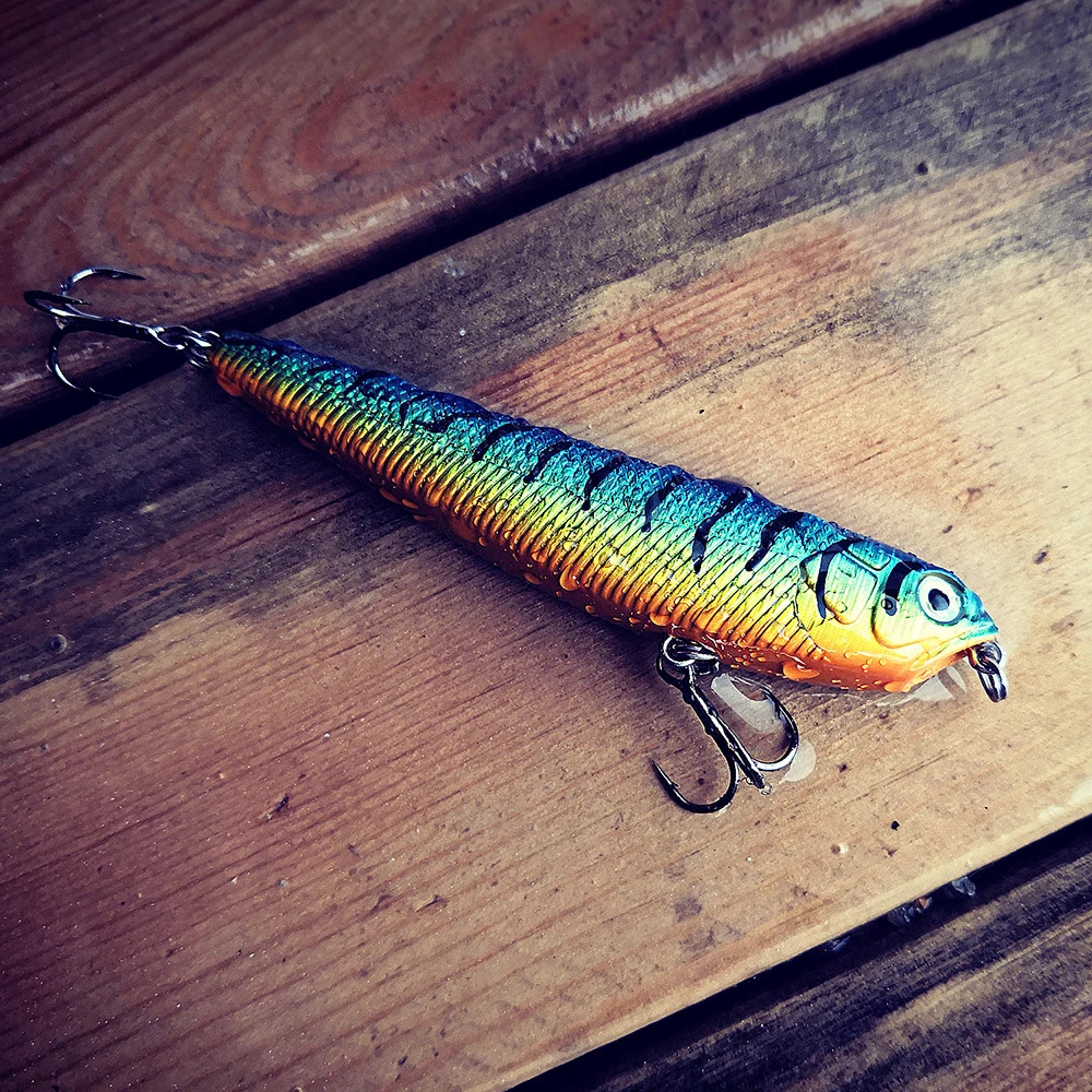 Castfanatic EG85 8,5g Topwater lápiz señuelo flotante Stickbait Wobblers pesca Artificial wobblers señuelos para trucha Walker señuelo ﻿ - imagen 3