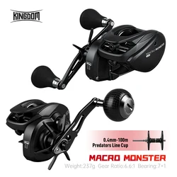 Carrete Baitcasting Kingdom Macro Monster – Full Metal