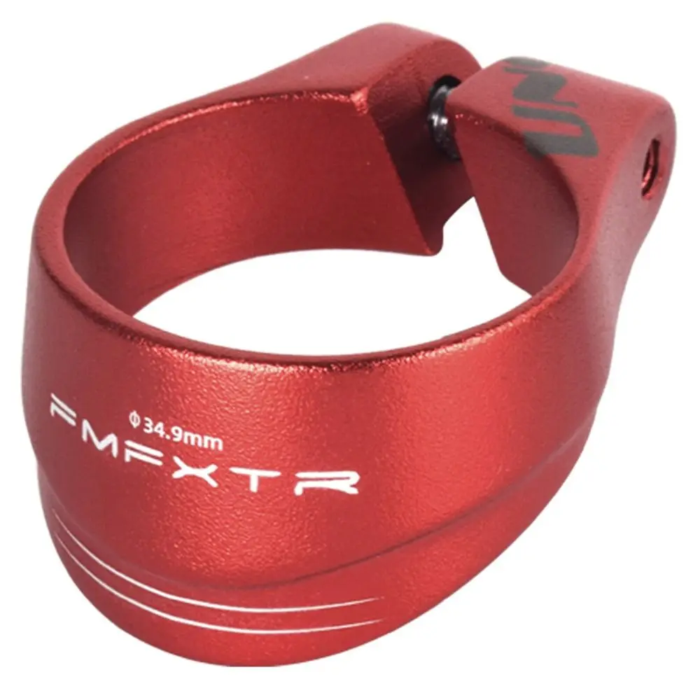Abrazadera para tija de sillín de bicicleta de 31,8mm/34,9mm, abrazadera para tubo de asiento de aleación de aluminio negro y rojo, piezas de bicicleta, accesorios para ciclismo - imagen 2