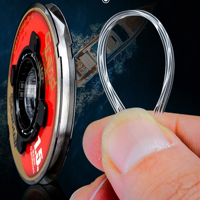 Seaguar-línea de pesca de fluorocarbono Grand Max 100%, Original, etiqueta roja, 60m, 1,8 kg-13kg, Japón - imagen 4