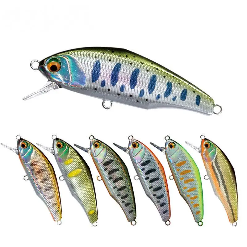 Nuevo 44mm 3,5g smith hundimiento Minnow Wobblers Señuelos de pesca trucha cebo duro de plástico Artificial Jerkbaits Peche Bass pesca de carpa - imagen 2