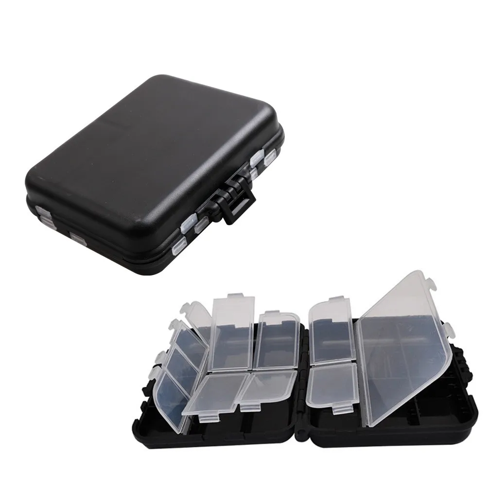 Mini estuche de almacenamiento, caja de aparejos de pesca voladores, gancho de cuchara de pesca, caja de almacenamiento de cebo, accesorios de pesca - imagen 5