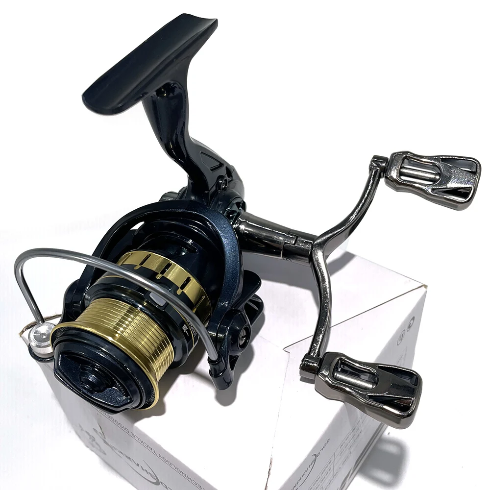 GHOTDA-carrete de pesca giratorio, accesorio poco profundo, UL Fishing 1500S/2000S/2500S/3000S 5,2: 1, mango de doble perilla, arrastre máximo ultraligero, 8kg - imagen 5