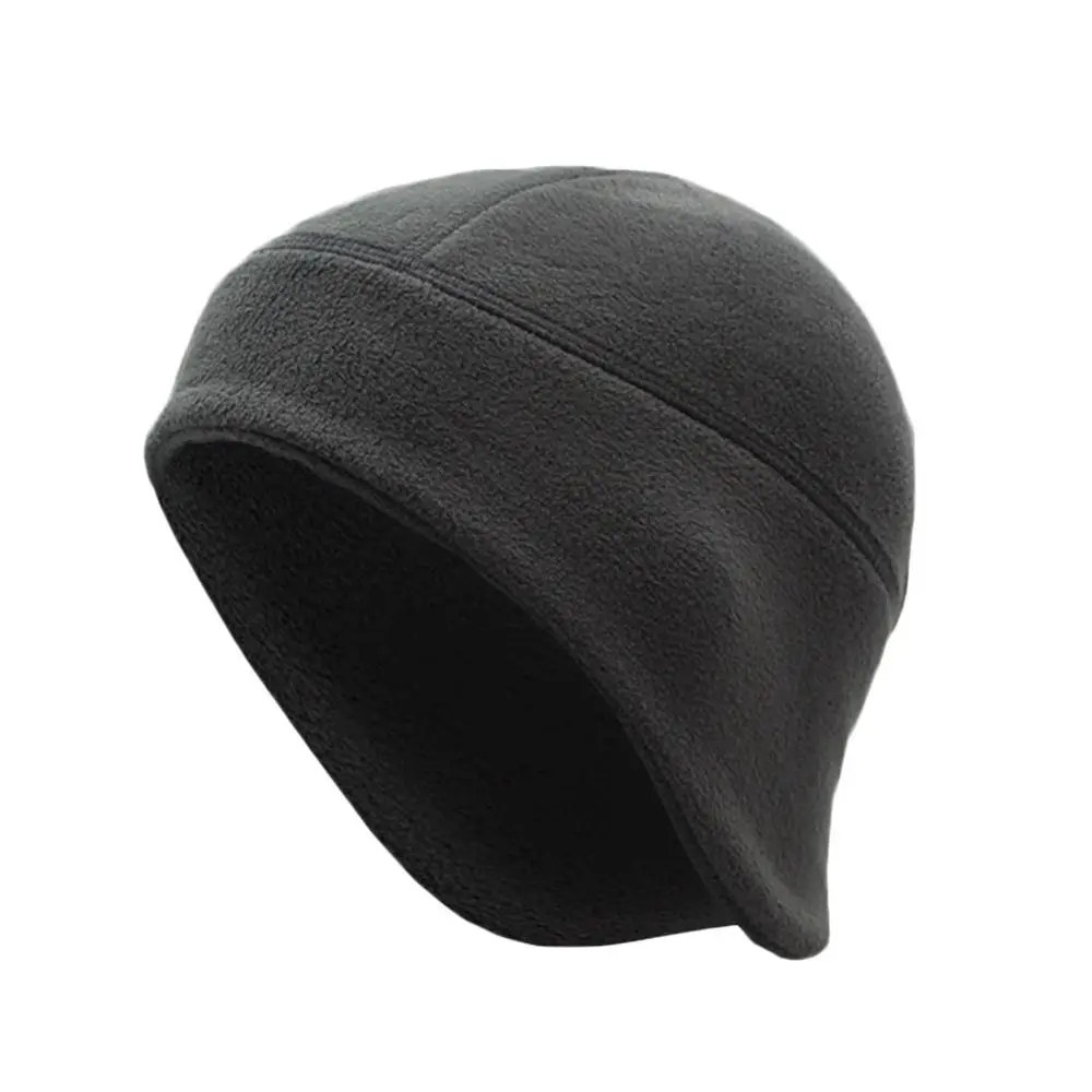 Gorro de lana Polar de invierno, gorro cálido y holgado para correr y ciclismo, gorros deportivos suaves para deportes al aire libre para hombres y mujeres - imagen 3