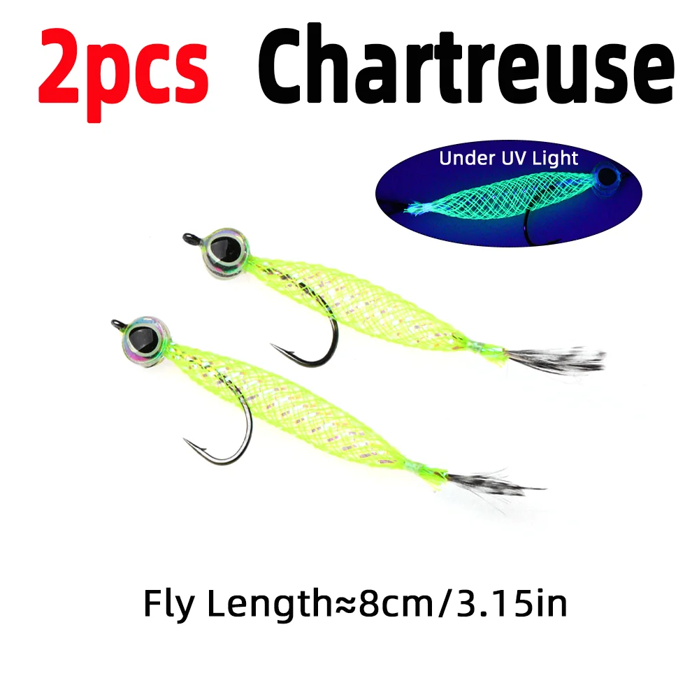 2pcs Chartreuse