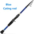 blue casting rod