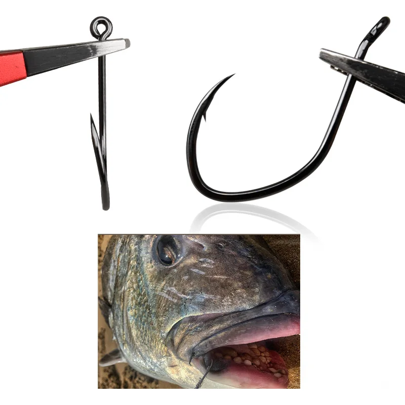 OBSESSION anzuelos de bagre Jigging alto carbono 2/0-8/0 - imagen 5