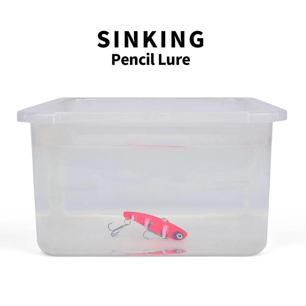 Señuelo de Pesca VIB 6cm-11g cebo duro hundido Shore Trolling Wobbler VibratonSwimbait ruidoso Jerkbait Bass Pesca Lsca - imagen 5