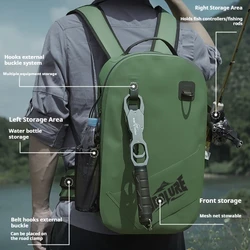 YOUDO Mochila Impermeable con Señuelo – Pesca y Senderismo