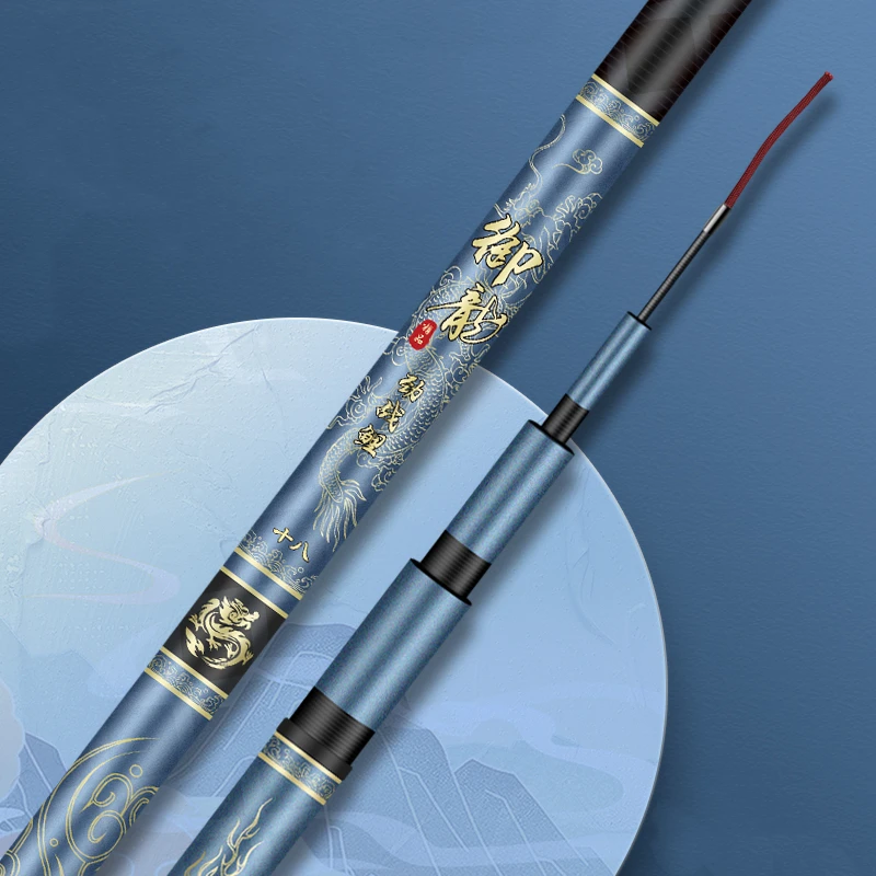 Caña de pescar superdura, 5H, 6H, 7H, ultraligera, completa y competitivo, accesorios de Pesca de carbono fino - imagen 3