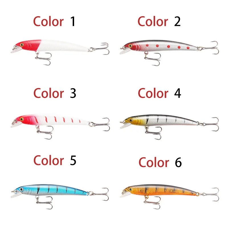 Señuelo láser Minnow de 4,6g y 8cm, cebo duro de hundimiento en agua, cebo Artificial falso, boca deformada, pesca de agua dulce - imagen 3