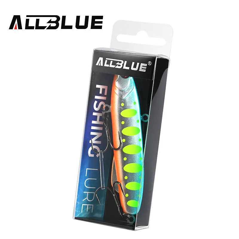 ALLBLUE Shiriten Vibe 90mm 31g suave VIB hundimiento Slient vibración señuelo de pesca cebo Artificial invierno hielo Wobbler lubina Pike Gear - imagen 2