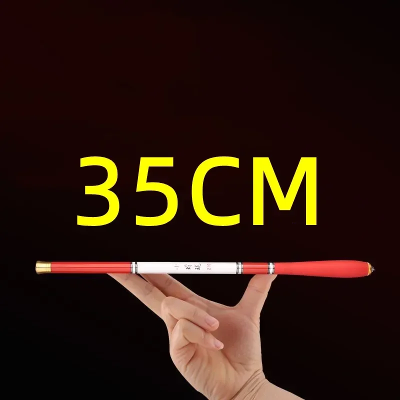 Caña de pescar telescópica portátil de fibra de carbono Creek and Lake, caña de mano, alimentador de carpa, caña de pescar, equipo de pesca de 1,0-3,6 M - imagen 2