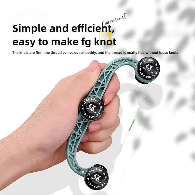 Nudo auxiliar de línea frontal de pesca, herramienta de anudado fácil y rápida, adecuado para pescadores, línea de carbono, nudo GT PE, 1 ud. - imagen 4